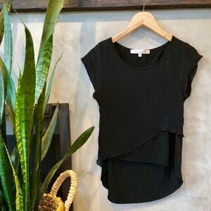 Laugh Cry Repeat Double Layer Hi Lo Top